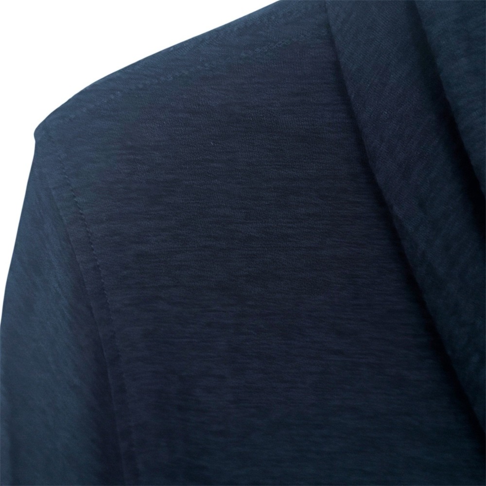 NWOT Vuori Strato Tech Hoodie Long Sleeve Hooded Shirt Navy Heather Men's M - Picture 6 of 7